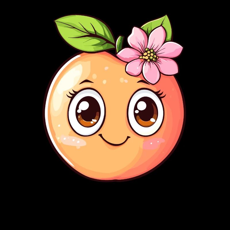 Peach with blossom