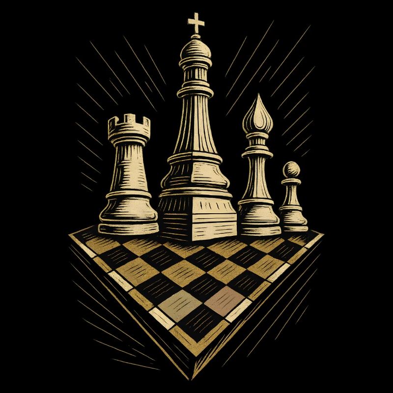 Joueur d’échecs Jeu de société Pièces d’échecs