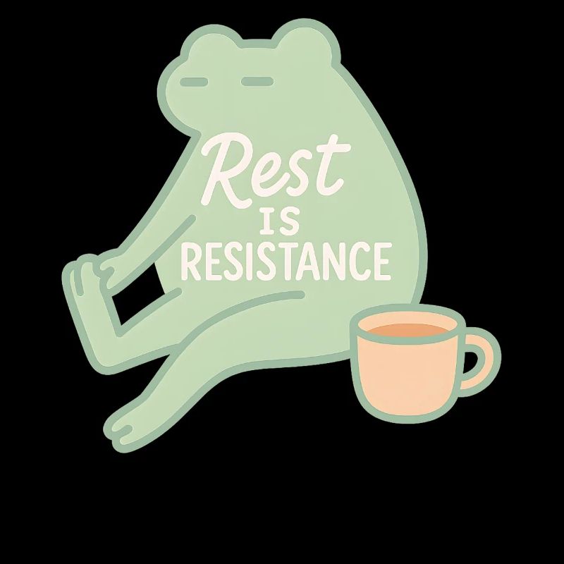 Le calme est résistance, pleine conscience, affirmation