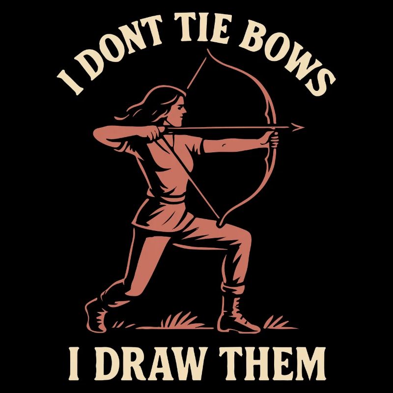Je ne fais pas de nœuds, je les dessine Archer drôle