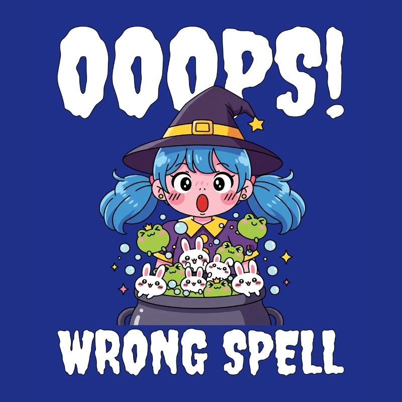 OOOPS! WRONG SPELL - WITCH HALLOWEEN