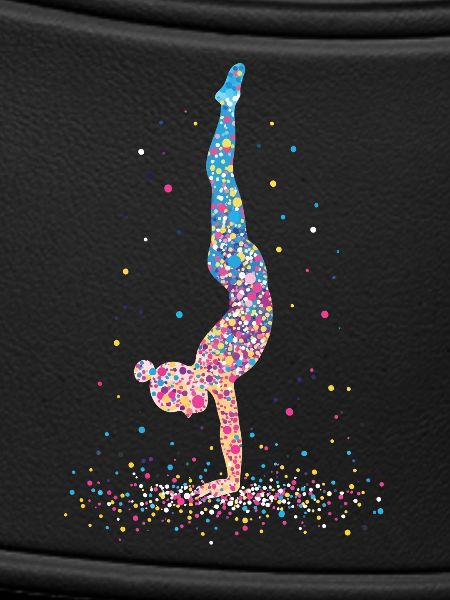 Gymnastik Gymnastaste Akrobatik – Silhouette