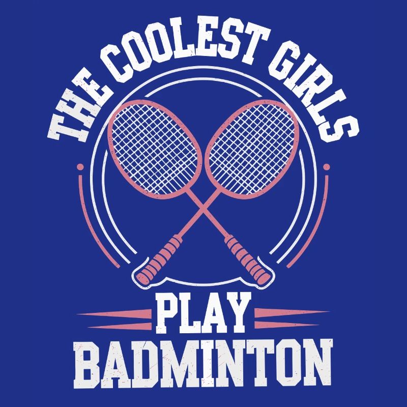 Conception de fille de badminton