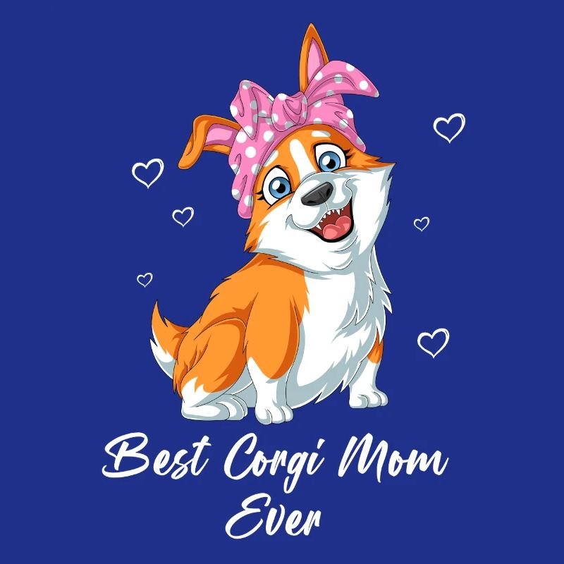 Süße Corgi Mama Statement Muttertagsgeschenk