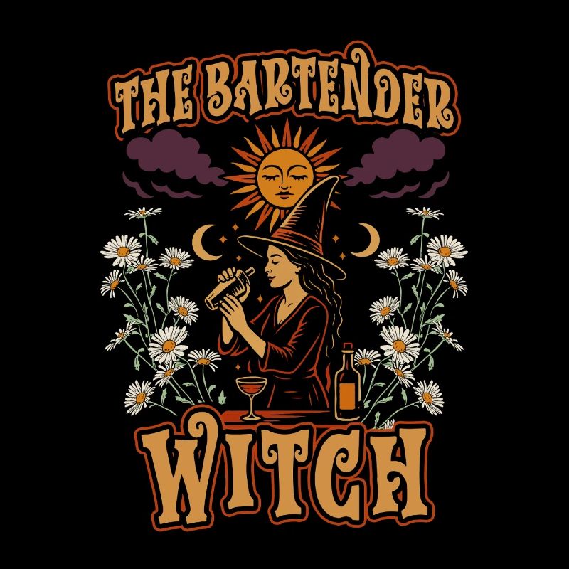Barkeeperin Barfrau The Bartender Witch
