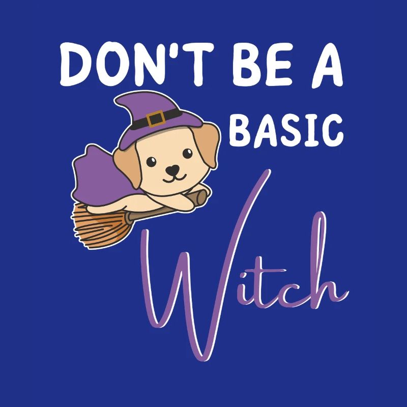 Labrador Halloween Hexen don't be a basic witch