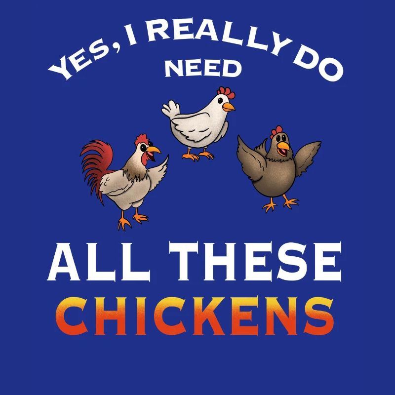 Humorous Chicken Illustration Statement