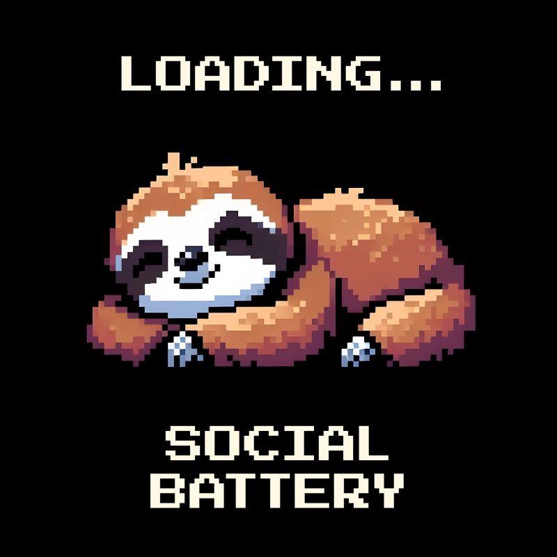 Social Battery Charges | Introverted Humor