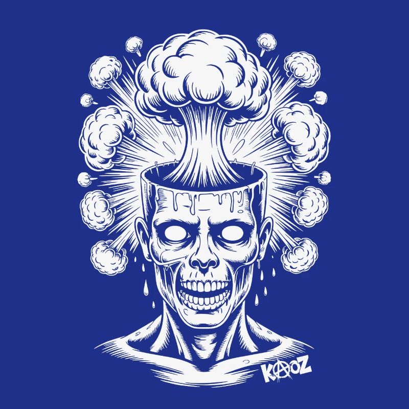 Creative explosion and comic illustration