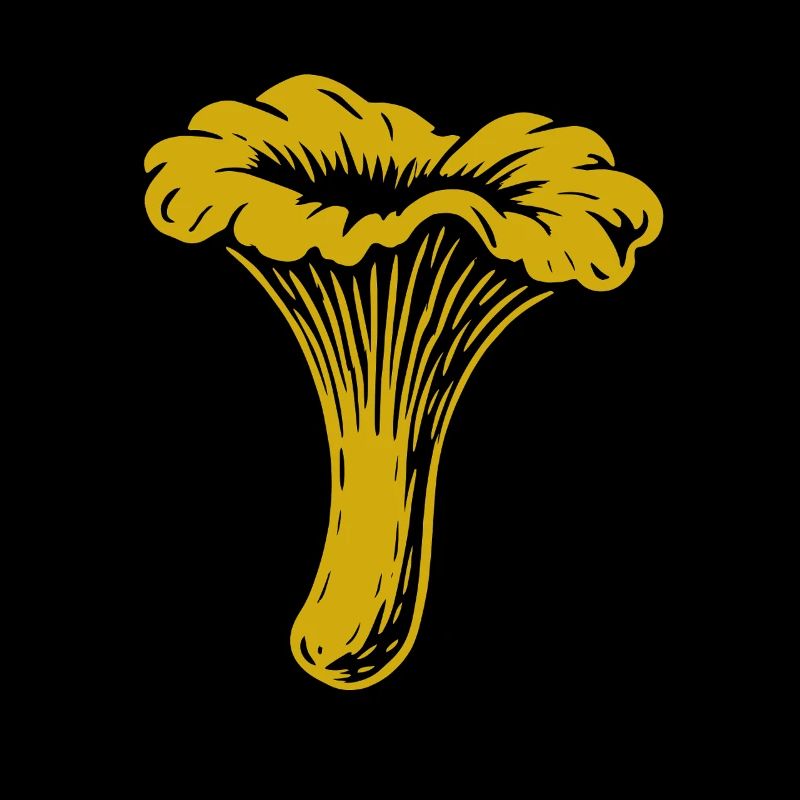 Cueilleur de chanterelles - Champignons - Dicton