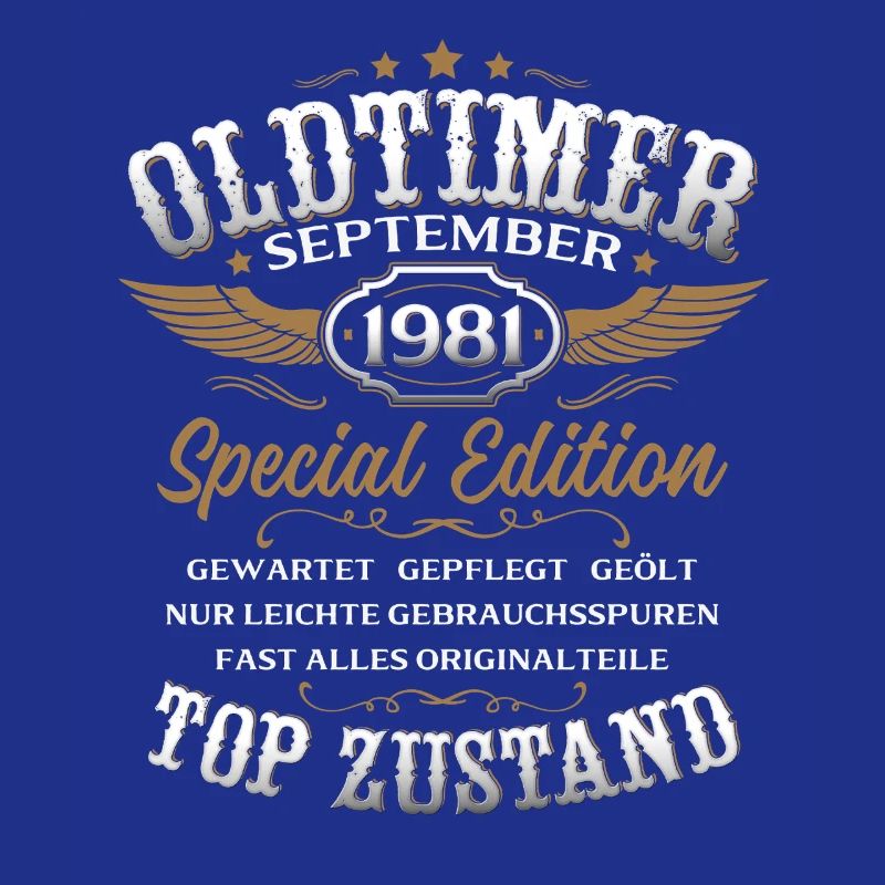 44. Geburtstag Geschenk Oldtimer September 1981