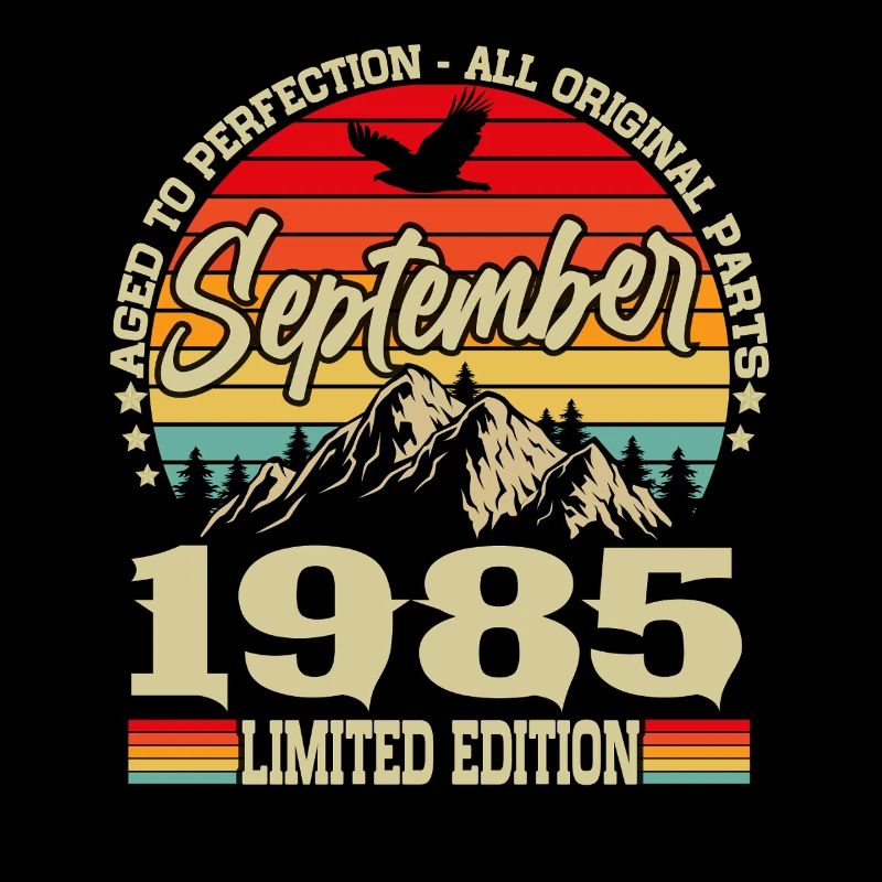 September 1985 Geburtstag Design ist das perfekte 