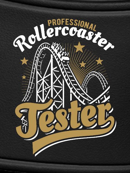 Professional roller coaster tester