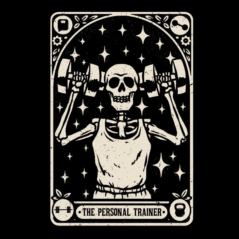 Fitness Trainer The Personal Trainer Tarot Card