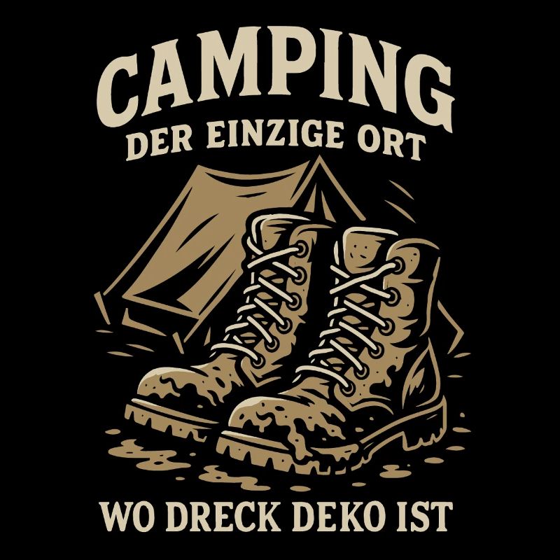 Camping Der Einzige Ort wo Dreck Deko ist Camper