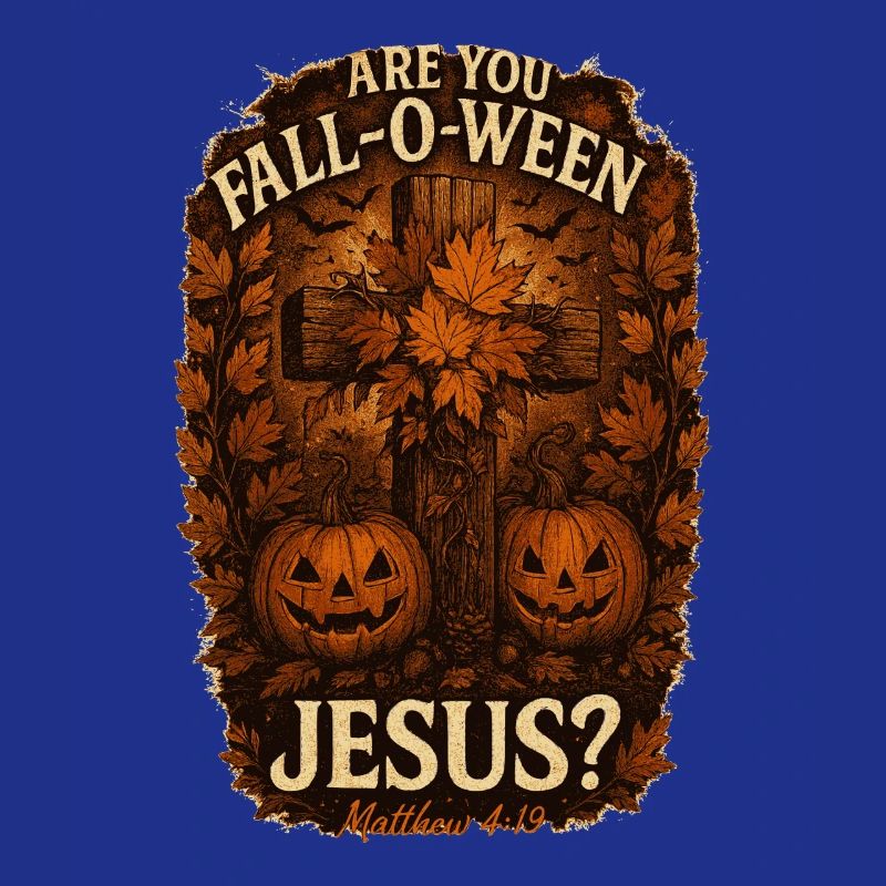 Êtes-vous Fall-O-Ween Jésus Halloween Automne