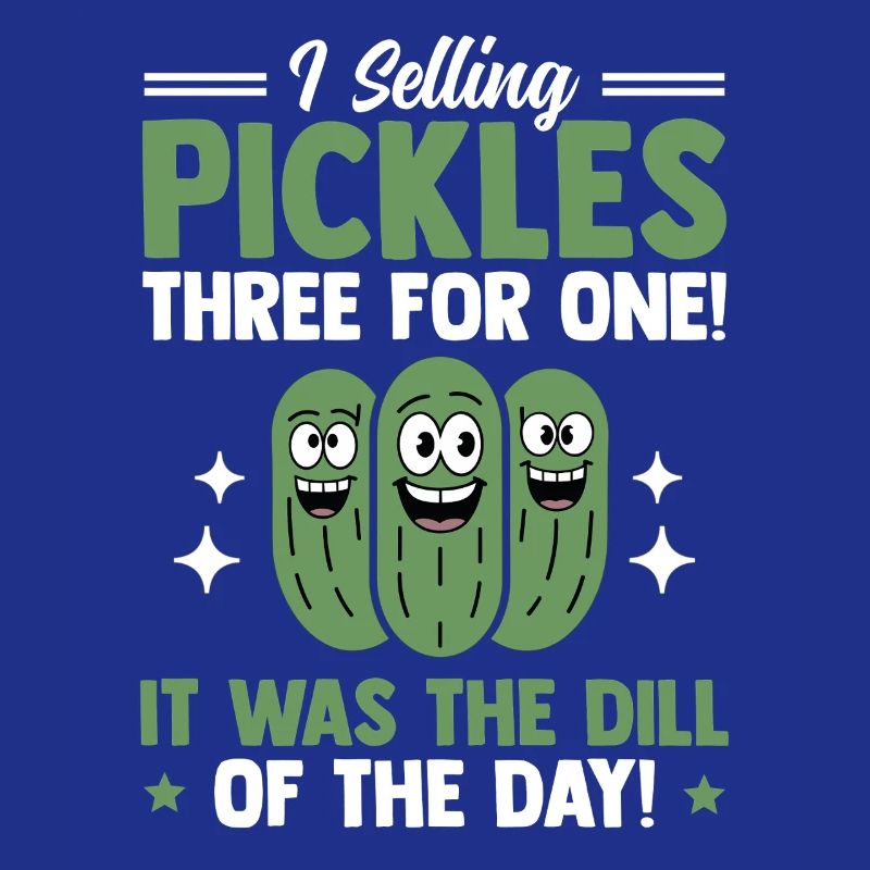 Vendeur de concombre, cornichons, aneth, cadeau de concombre