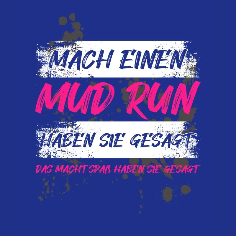 Mach einen Mud run Schlammlauf Mud Run Muddy Race
