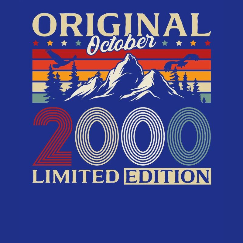 25th Birthday Original October Year 2000