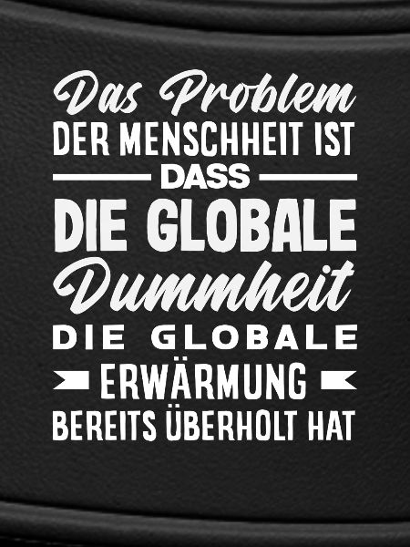 Global stupidity beats warming