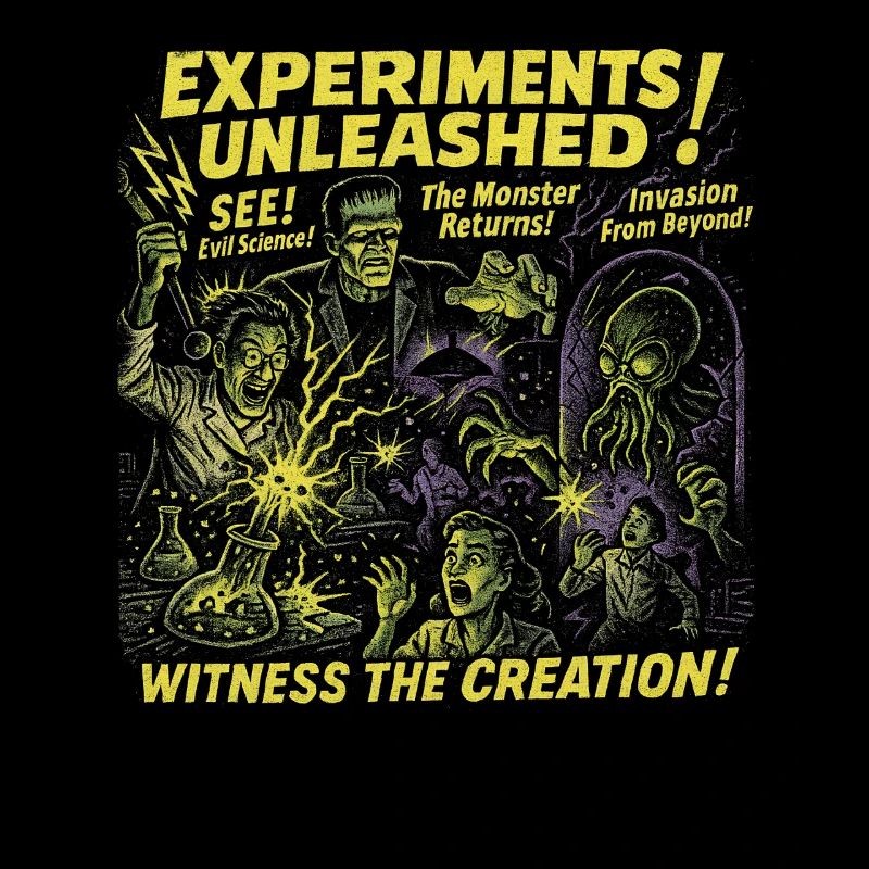 Experiments Unleashed Lab Filmplakat Halloween