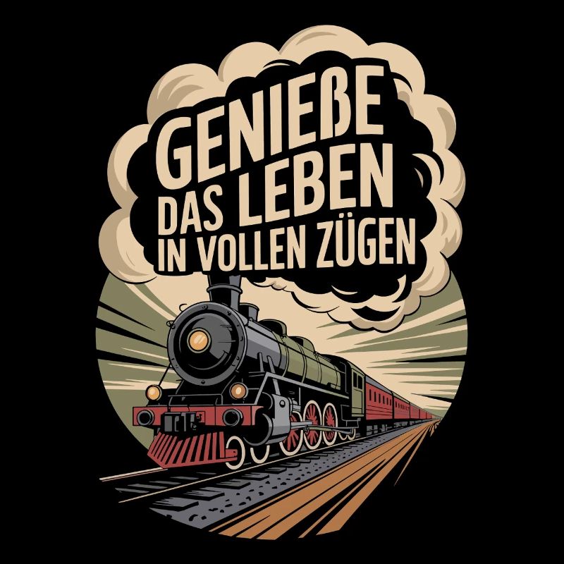 Train Profitez pleinement de la vie Chemin de fer