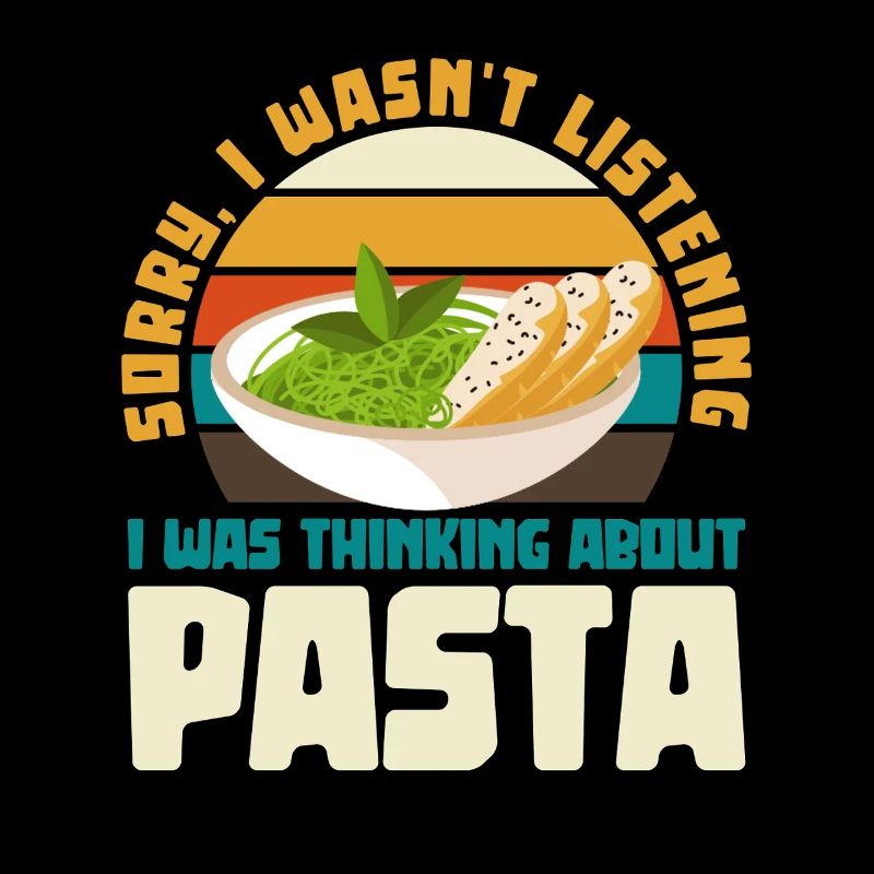 Ich dachte an Pasta Retro-Design