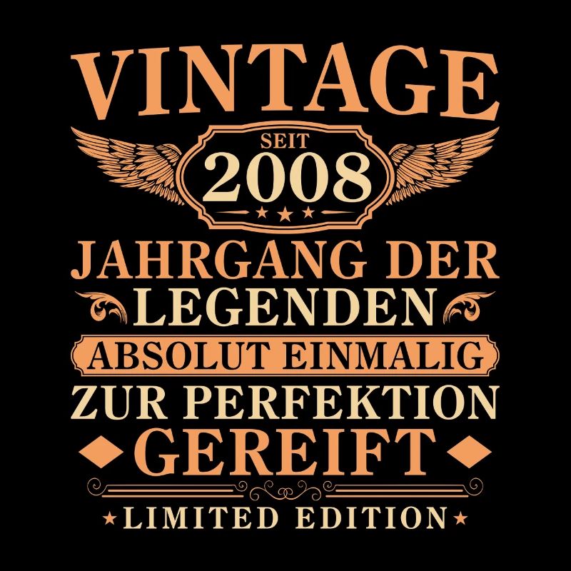 Vintage since 2008 Vintage - 18th Birthday