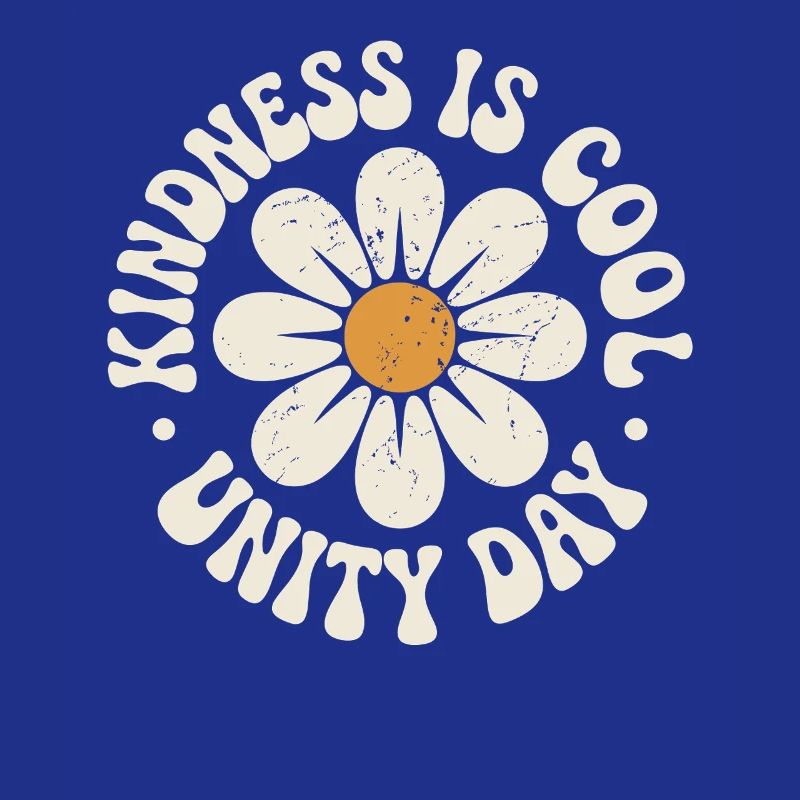 Kindness is cool retro beautiful message