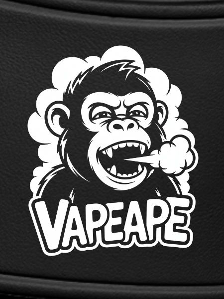Vapeape Affe mit Dampf