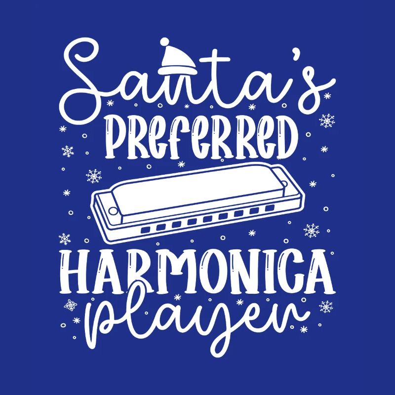 Musicien d’harmonica Harmonica préféré du Père Noël