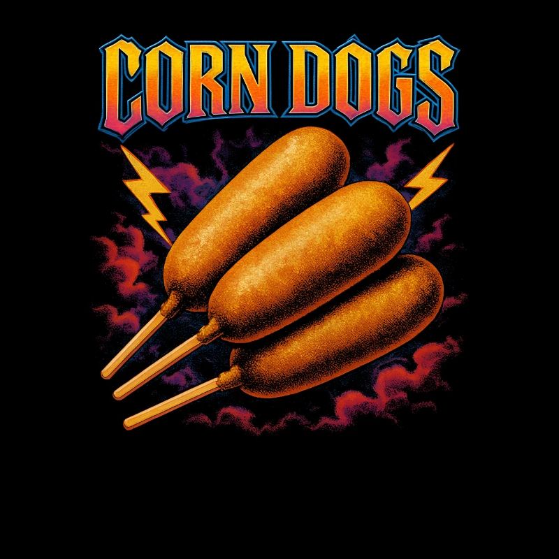 Corn Dogs Nourriture préférée Drôle Weird Corn Dog