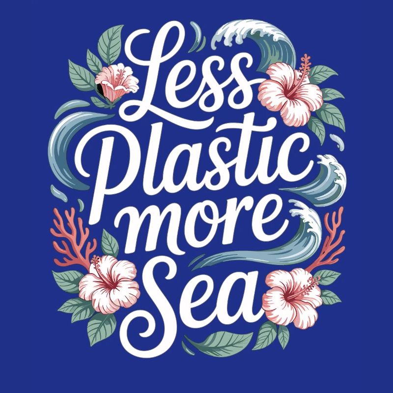 Less Plastic More Sea – Environmental Design Flowers