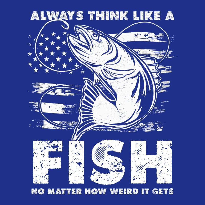 Fish Thoughts Flag Pattern