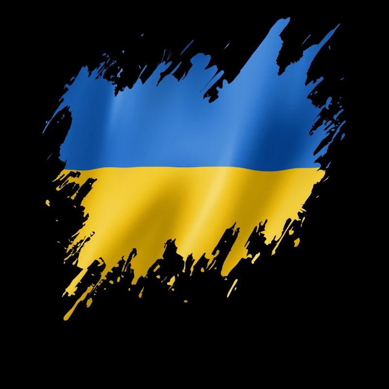 Drapeau de l’Ukraine, style déchiré