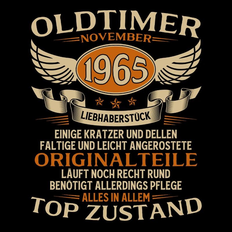 60. Geburtstag Geschenk Oldtimer November 1965