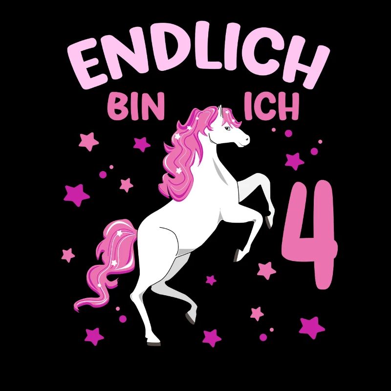 4 Jahre alt Pferd Endlich Bin Ich 4 Mädchen 4.