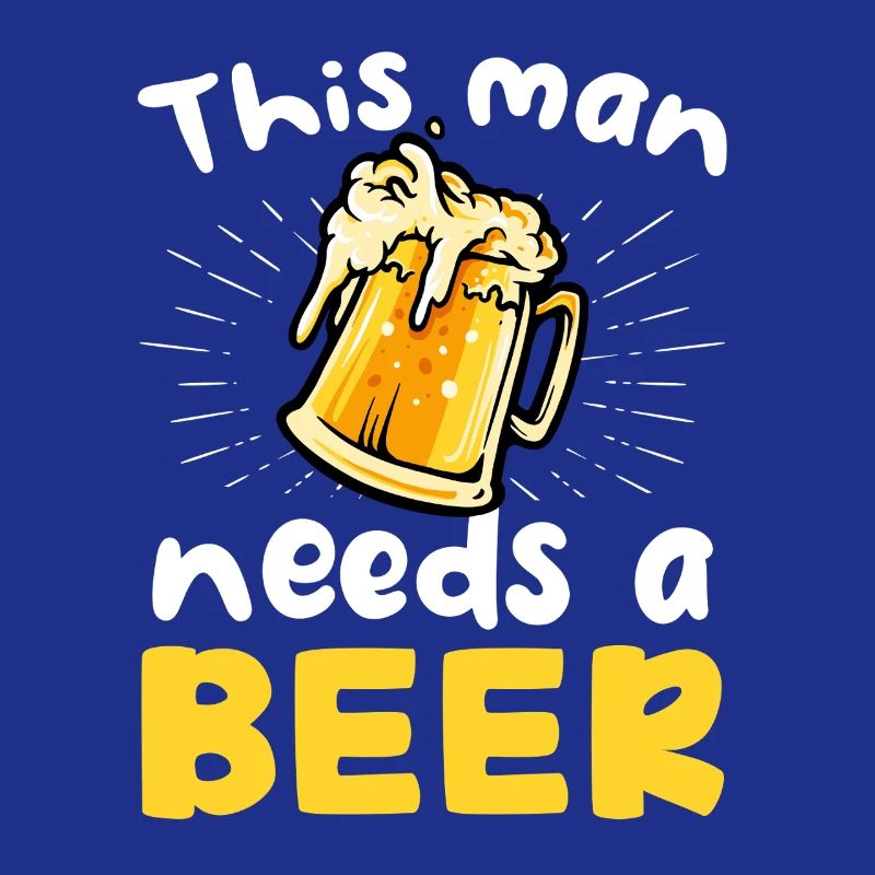 This Man Needs a Beer