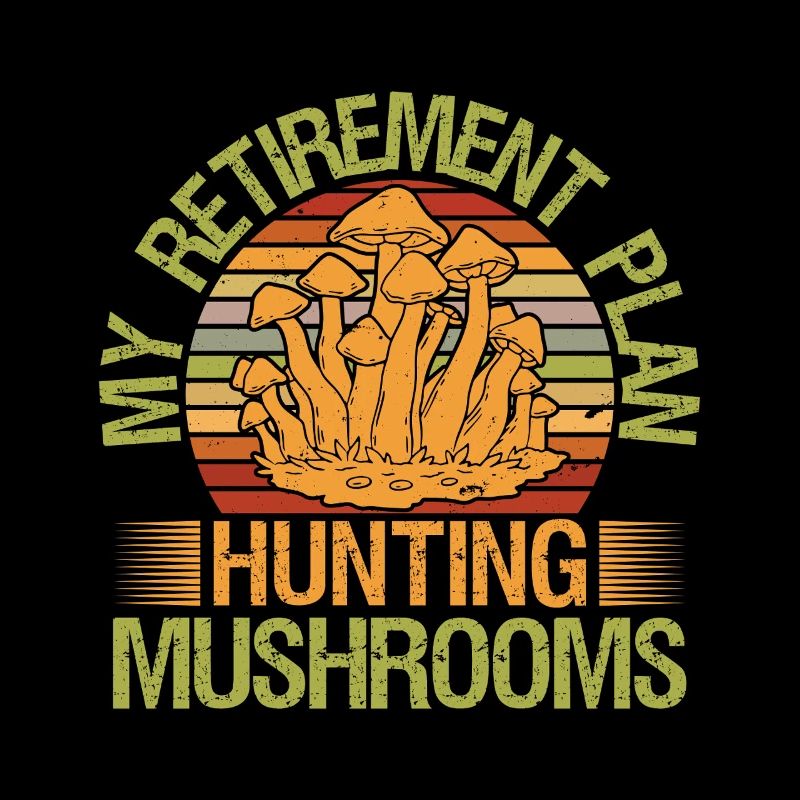 Champignon Cueillette Chasseur Plan de retraite Champignons