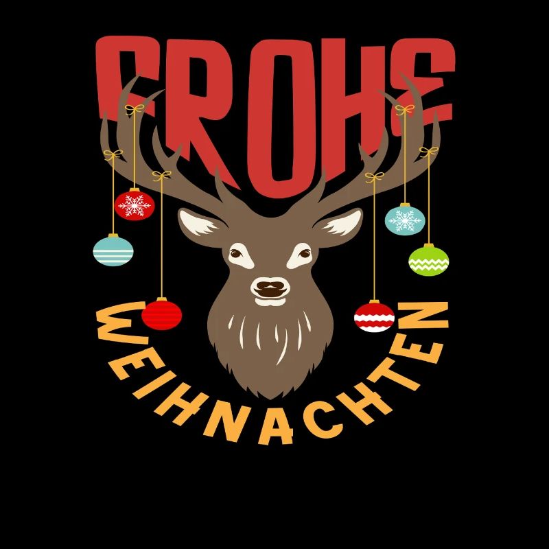 Renne de Noël avec chapeau de Père Noël