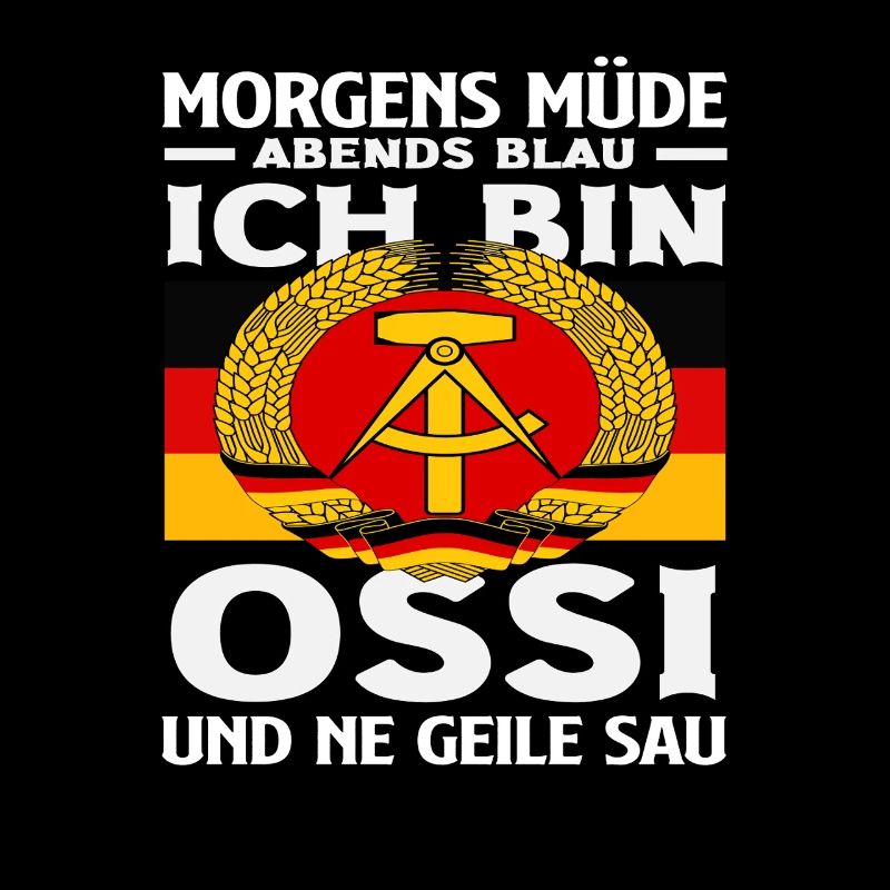 Matin fatigué Ossi Dire RDA Pride Allemagne de l’Est