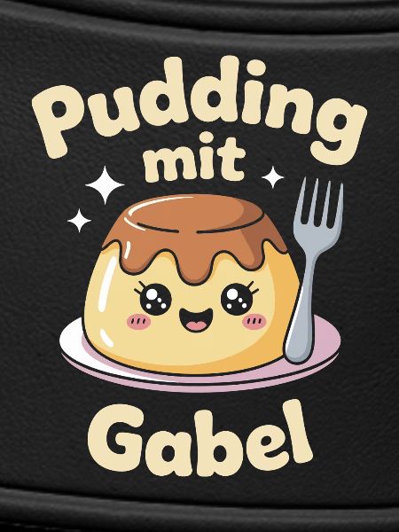 Pudding Mit Gabel
