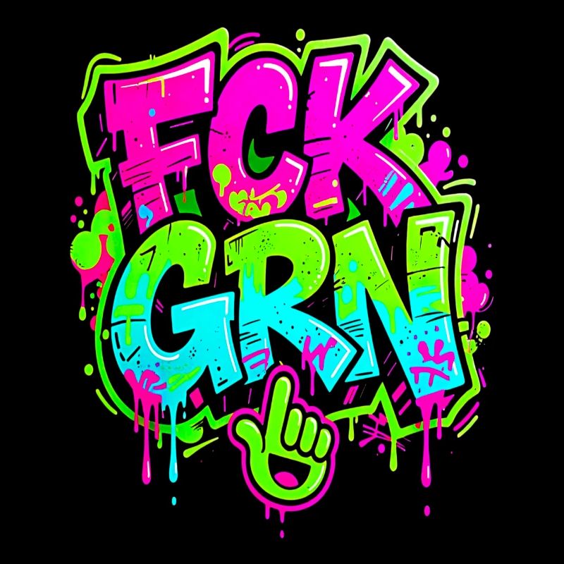 FCK GRN Graffiti 
