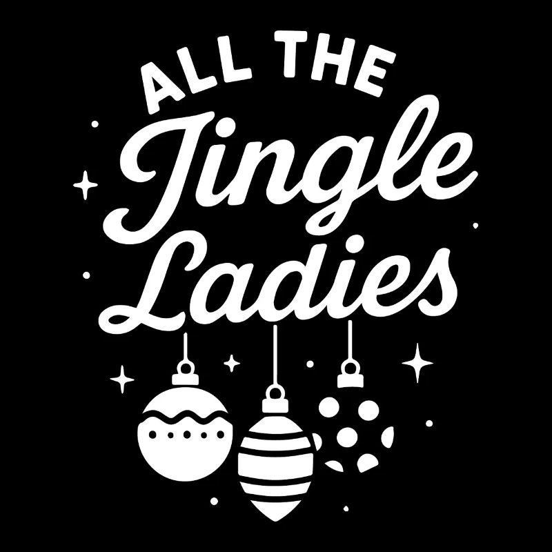 Tous les dames de jingle drôle Noël vacances