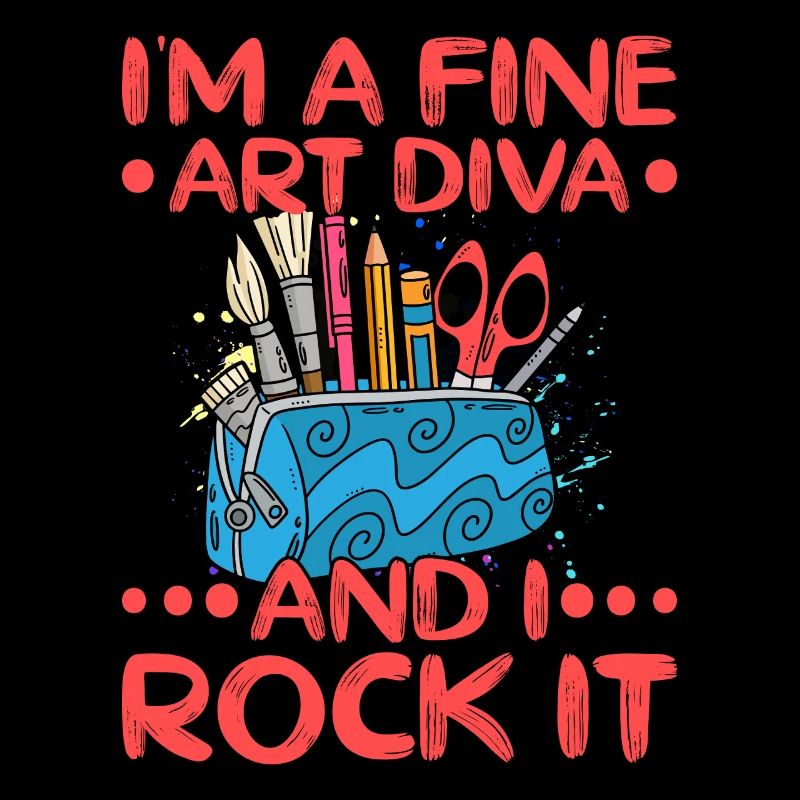 Artist Painter Art Diva & I Rock It Gift Idea