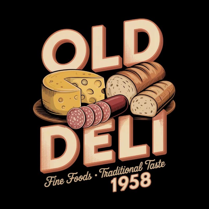 Vintage Feinkost Werbung