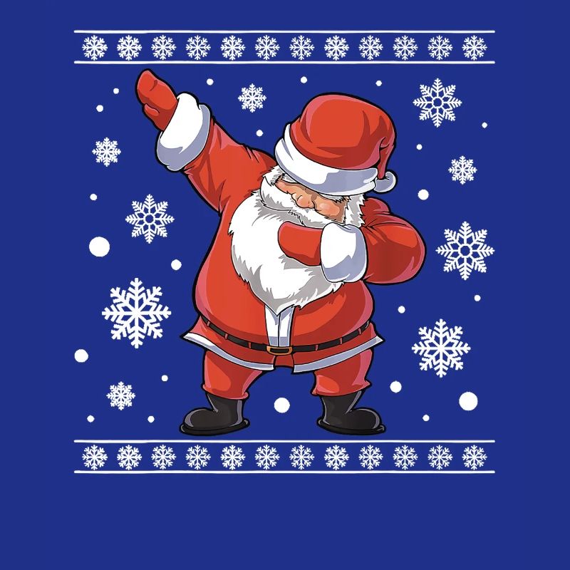 Hässlicher Weihnachts-Dab-Pullover Weihnachtsmann Tanz Lustig