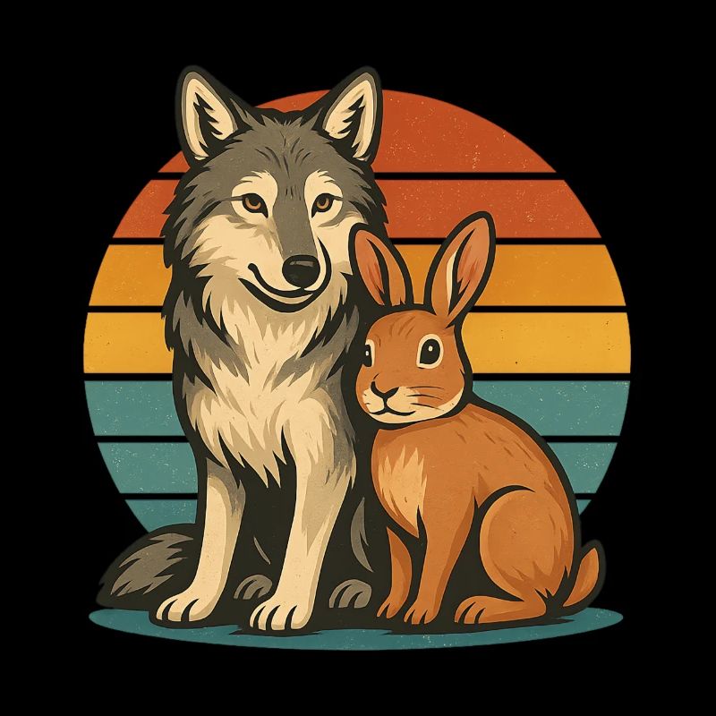 Wolf und Hase
