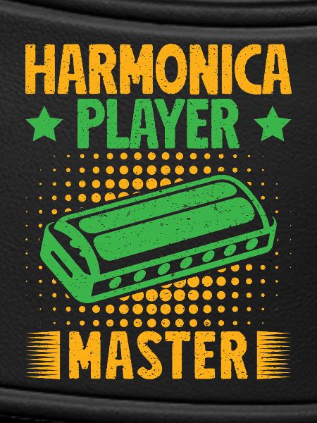 Funny Harmonica Player Master Harmonica