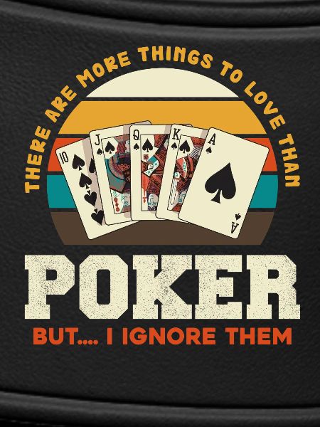 Retro Poker Deck Sunset